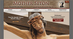Desktop Screenshot of mothersetonparish.org